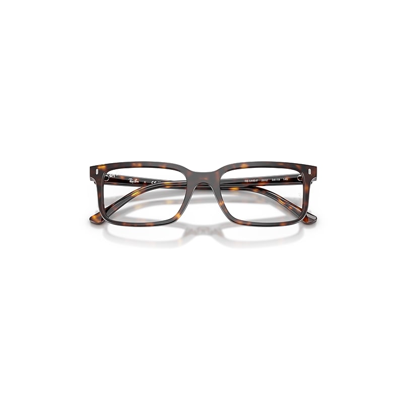 Ray Ban Rb5445 Optics Eyeglasses Havana Frame Clear Lenses Polarized 54-19 In Brown