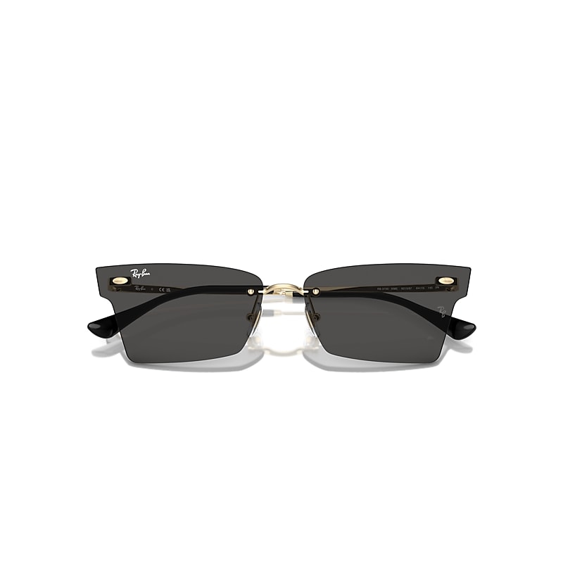 大幅値下げ✨Ray-Ban XIME BIO-BASED レイバン XIME BIO-BASED Sunglasses in Light Gold and Dark Grey