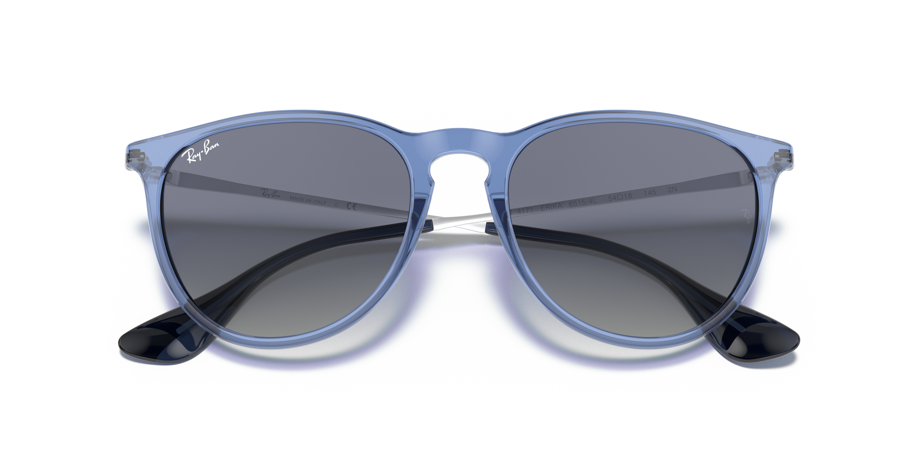 Ray-Ban ERIKA RB4171 トランスペアレントブルー偏光最終値下げ ERIKA COLOR MIX Sunglasses in Transparent Blue and Blue