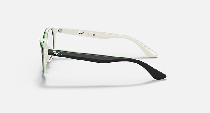Ray-Ban Eyeglasses Children Rb1592 Optics Kids Prescription - Blue On Transparent Frame Clear Lenses 48-16 Polarized