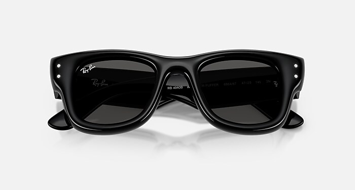 WAYFARER PUFFER CRYSTAL EDITION Sunglasses in Black & Strass and