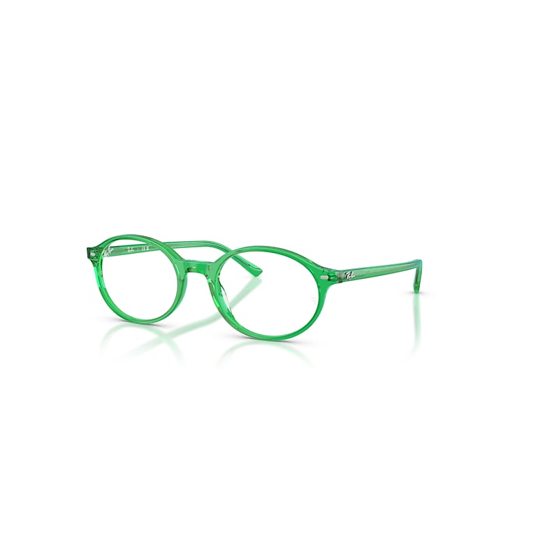Ray Ban German Optics Eyeglasses Green Frame Clear Lenses Polarized 53-20 In Grün