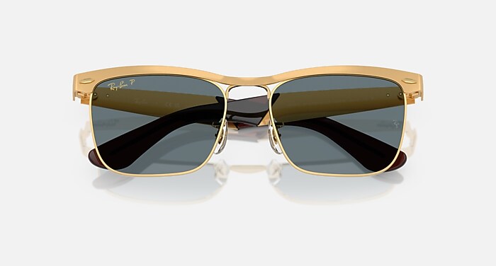 WAYFARER DELUXE Sunglasses in Sandblasted Legend Gold and  display picture 1