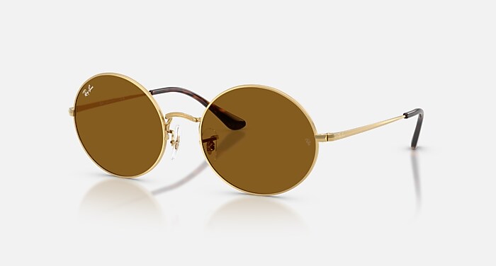 OVAL METAL SUMMER CAPSULE Sunglasses in Arista Gold and