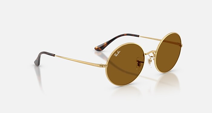 OVAL 1970 COLLECTOR DROPS LIMITED Sunglasses in Arista Gold and