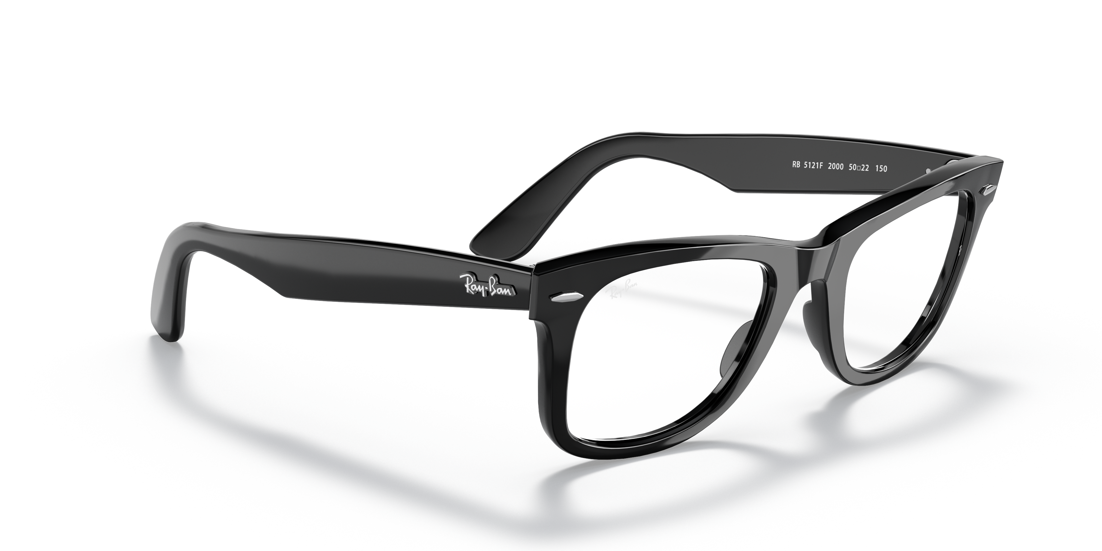 Ray-Ban Wayfarer RB 5121F ブラックサングラス ORIGINAL WAYFARER OPTICS Eyeglasses with Black Frame