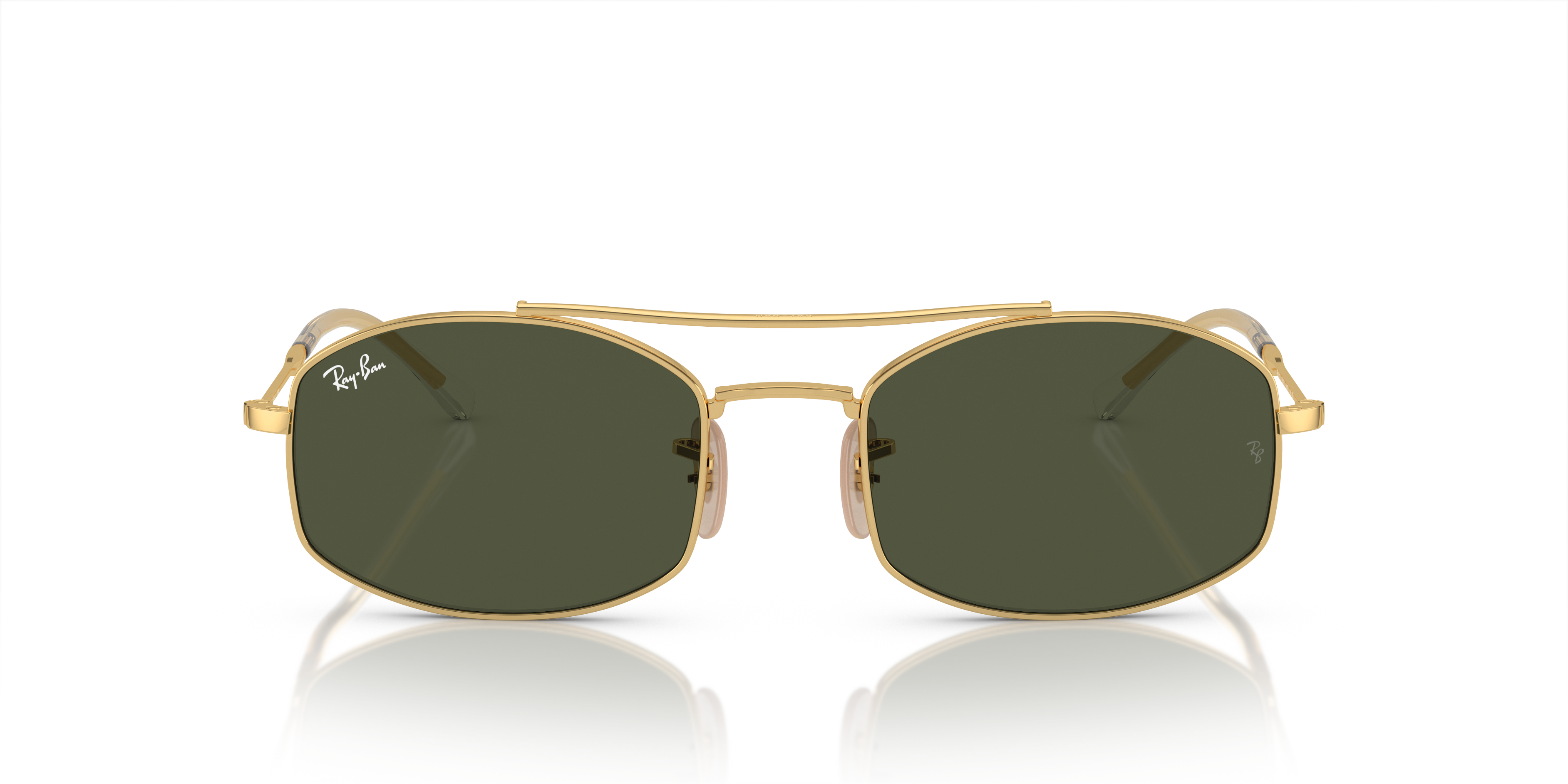 【関税込み】Ray-Ban ゴールド RB3719 サングラス RB3719 Sunglasses in Arista Gold and G-15 Green - RB3719