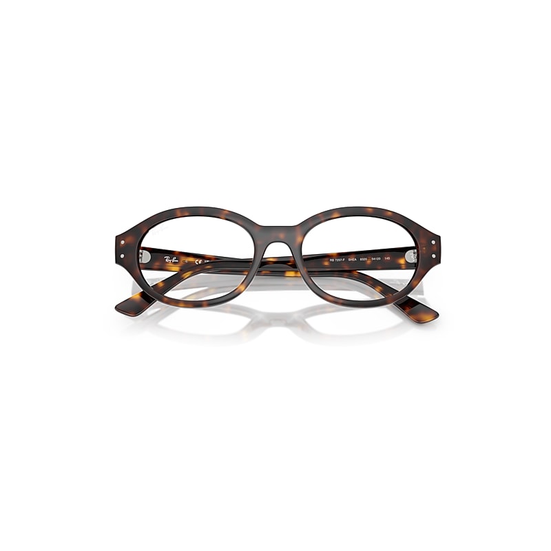 Ray Ban Shilo Optics Bio-based Eyeglasses Havana Frame Clear Lenses Polarized 54-20 In Havana
