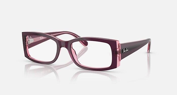 Ray-Ban Women\'s Glasses in Deep Purple RB 5434 No Case Eyeglasses Ray-Ban Miriam RX 5434 (8364) - RB 5434 8364  main image 2