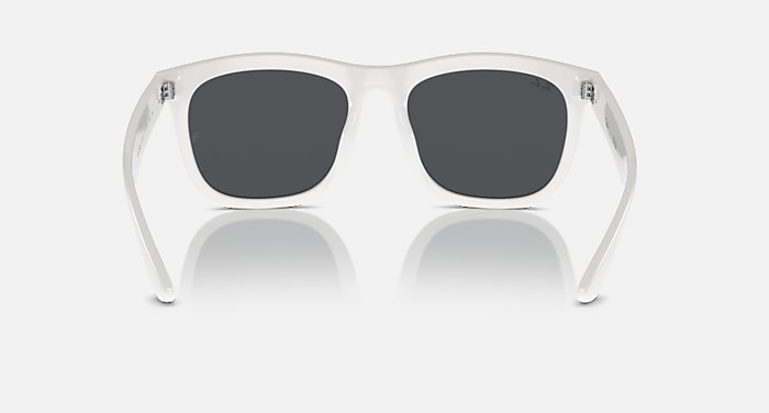 Ray-Ban Sunglasses Unisex Rb4260d - White Frame Grey Lenses 57-19