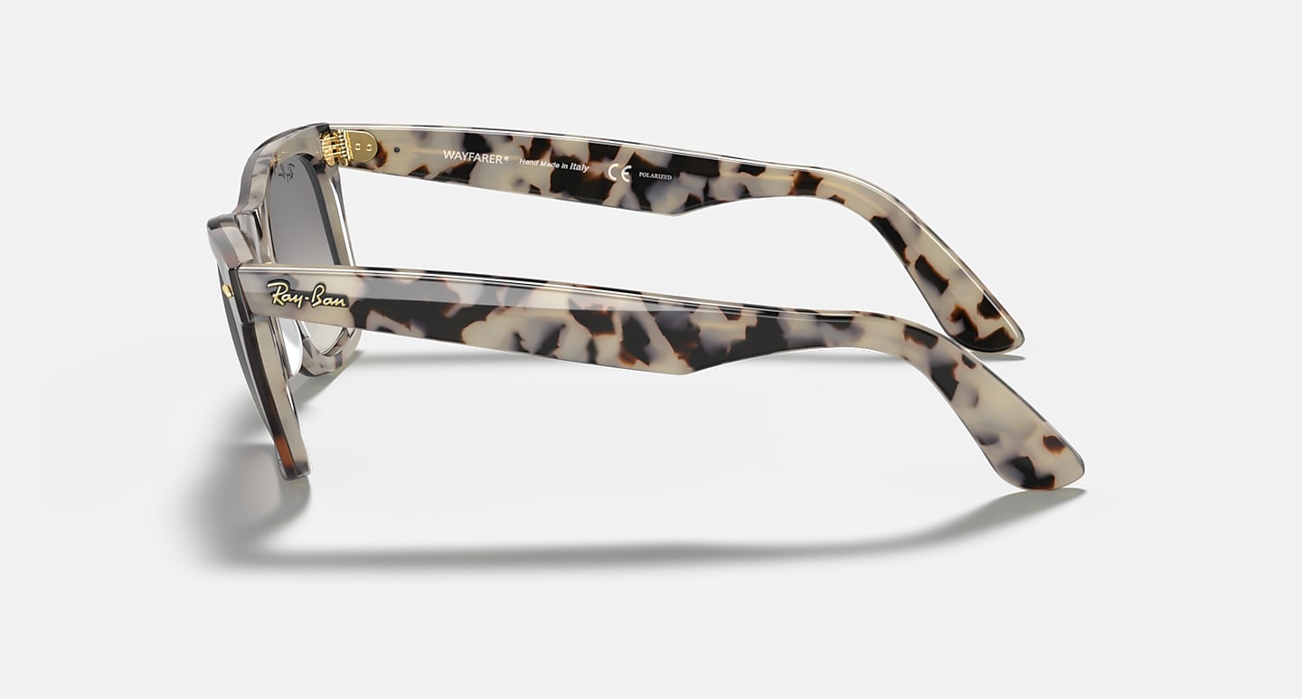 Ray-Ban Sunglasses Unisex Original Wayfarer @collection - Tortoise Frame Grey Lenses 50-22 polarized