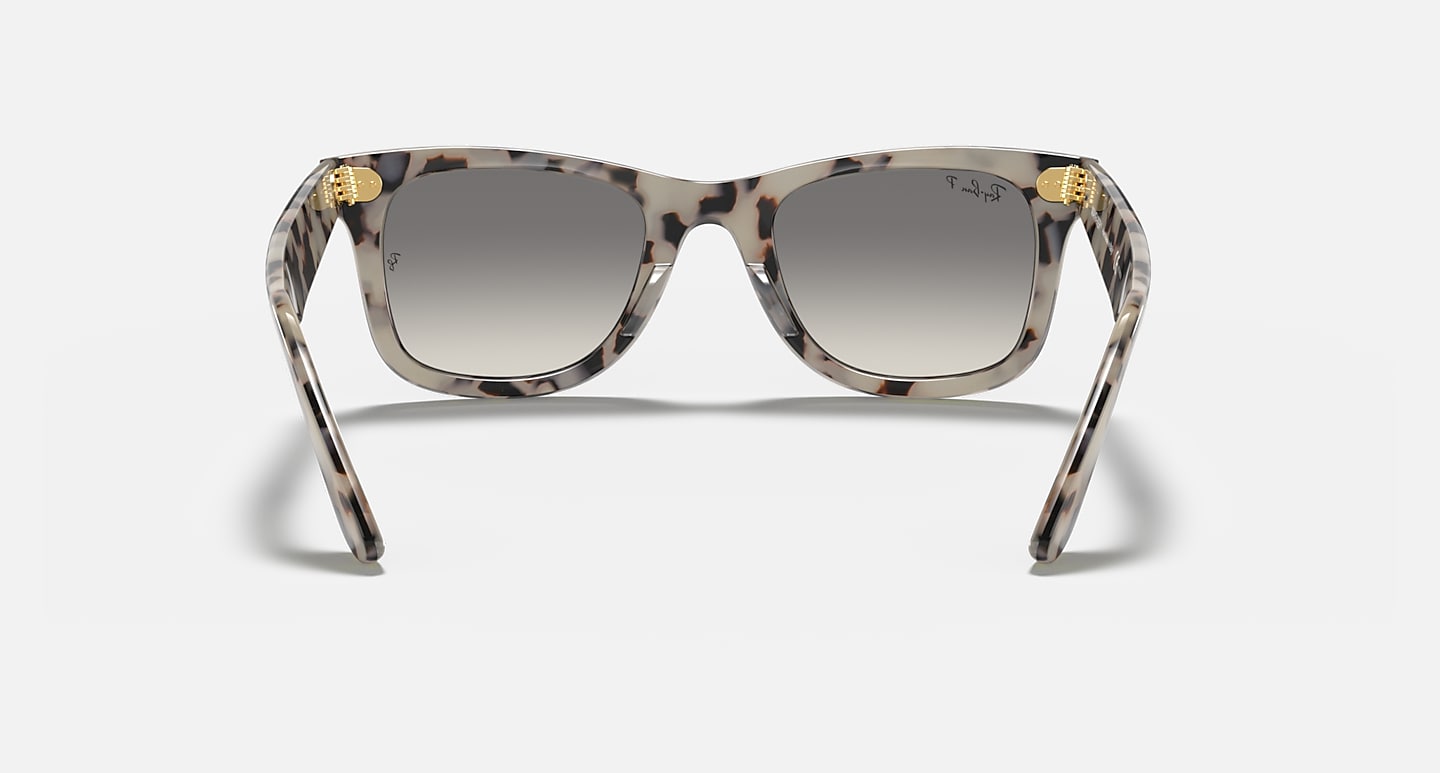 Ray-Ban Sunglasses Unisex Original Wayfarer @collection - Tortoise Frame Grey Lenses 50-22 polarized