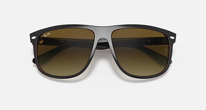 Ray-Ban Sunglasses Man Boyfriend - Dark Blue Frame Blue Lenses 60-15