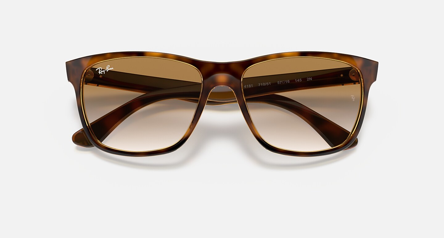 Ray-Ban Sunglasses Man Rb4181 - Light Havana Frame Brown Lenses 57-16