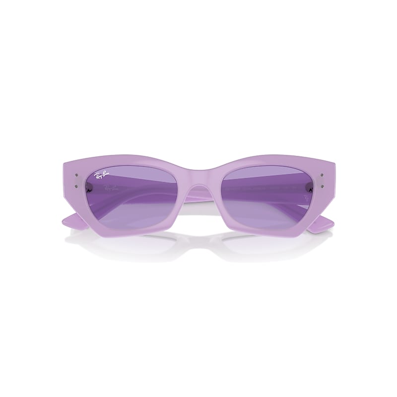 Ray-Ban Zena Bio-based Sunglasses Lilac Frame Violet Lenses 52-22