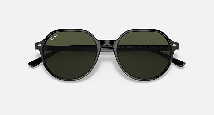 Ray-Ban Sunglasses Thalia Black Frame Green Lenses