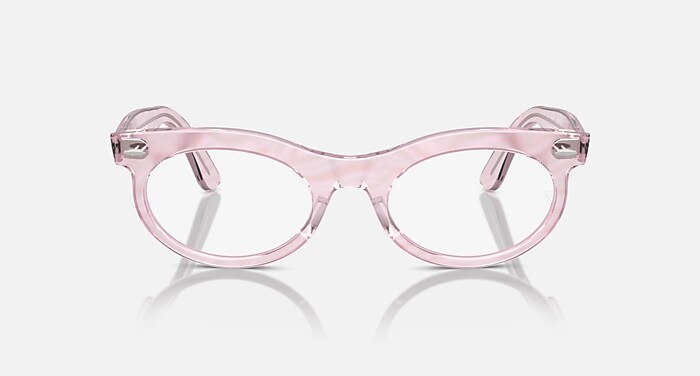 WAYFARER OVAL OPTICS CHANGE Eyeglasses with Photo Waves Purple