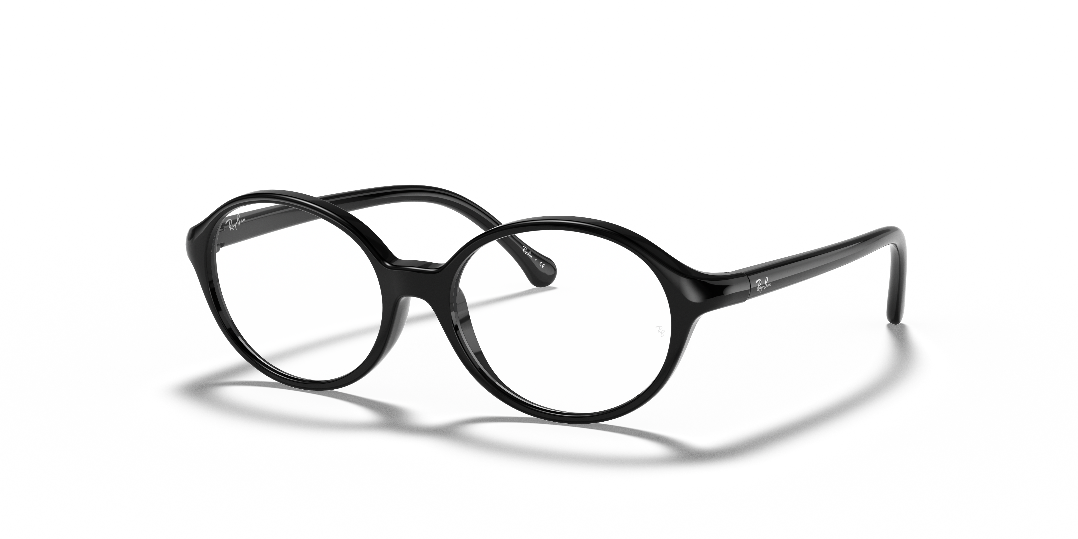 RB1901 OPTICS KIDS Polished Black Frame Clear Lenses 44-14