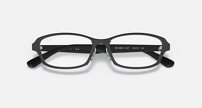 Ray-Ban ブラックファッションメガネ レイバン公式ストア】 Ray-Ban® RB7185 メガネ | ブラック