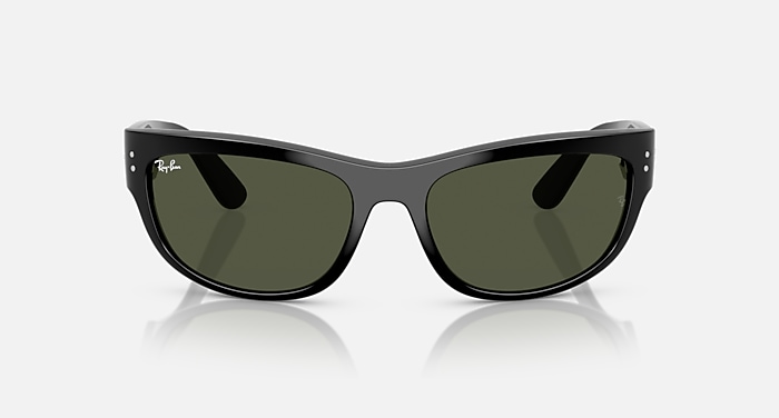 Ray-Ban Sunglasses Unisex Mega Balorama - Black Frame Green Lenses 63-19