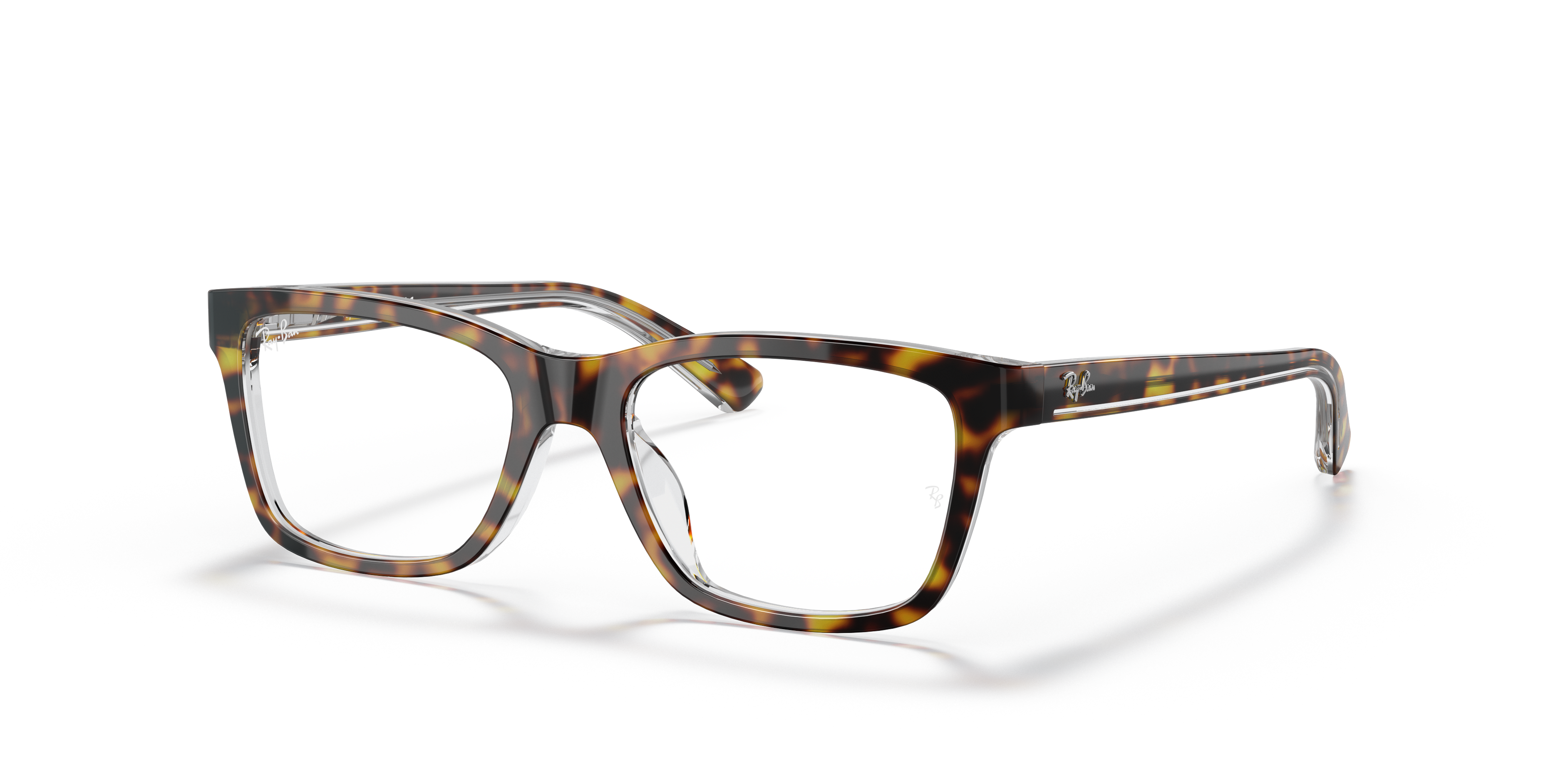 RB1536 OPTICS KIDS Eyeglasses with Black On Transparent Frame - RY1536 | Ray -Ban® US