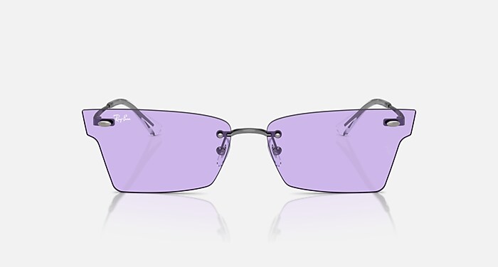 XIME BIO-BASED Sunglasses in Gunmetal and Violet - RB3730