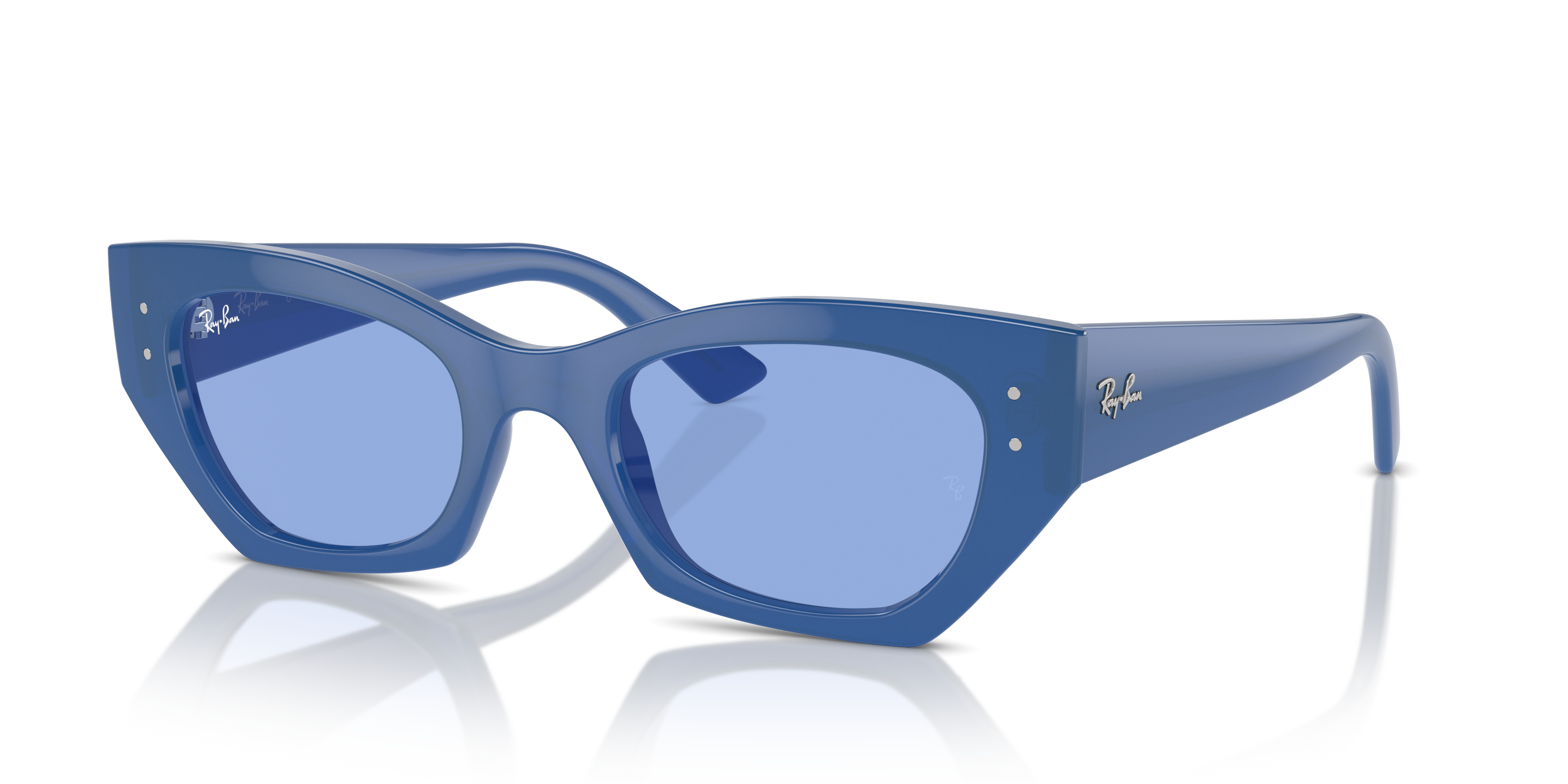 ZENA BIO-BASED LIMITED Polished Electric Blue Frame Blue Lenses 49-22