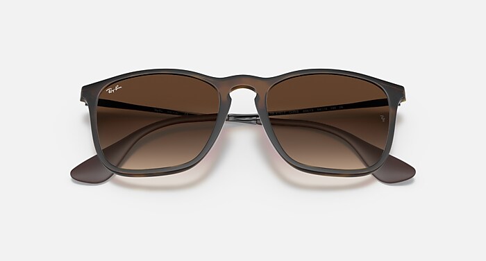CHRIS Sunglasses in Havana and Brown Gradient Dark Brown