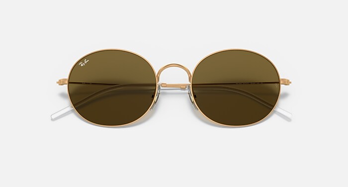 Ray-Ban Sunglasses Unisex Ray-Ban Beat - Gold Frame Green Lenses 53-20