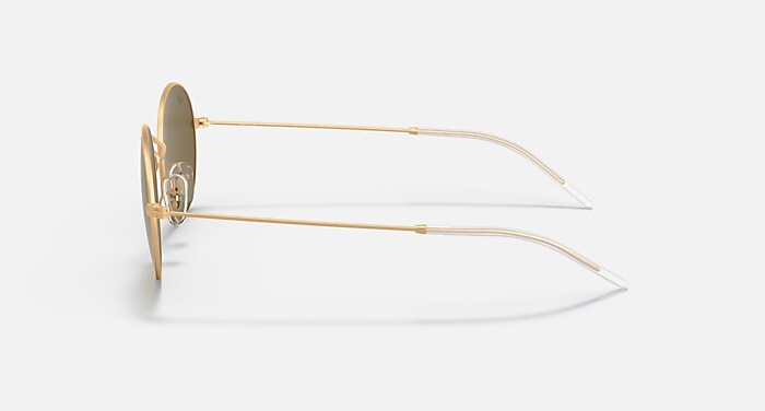 Ray-Ban Sunglasses Unisex Ray-Ban Beat - Gold Frame Green Lenses 53-20