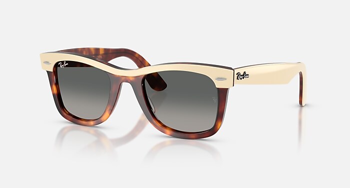 WAYFARER STREET NEAT Sunglasses in Beige On Havana and Gradient