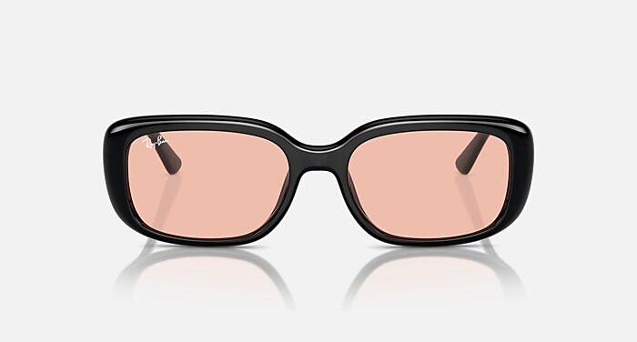 RB4421D BIO-BASED Sunglasses in Black and Dark Pink