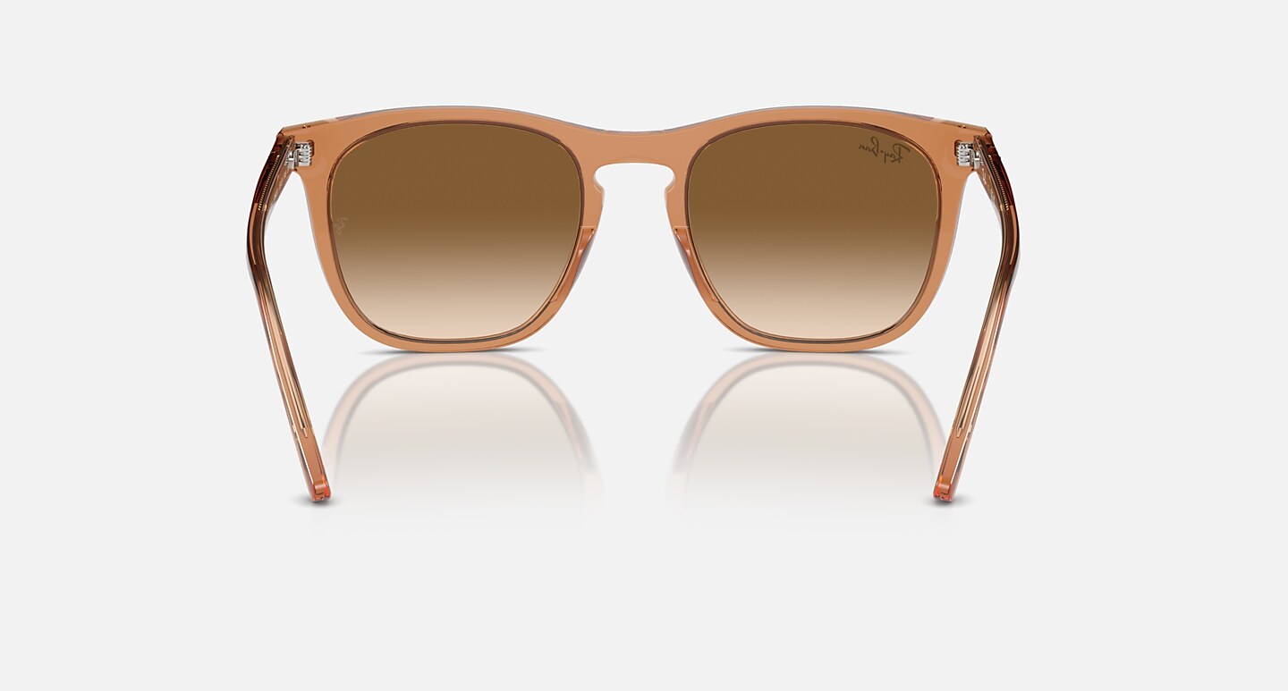 Ray-Ban Sunglasses Unisex Rb2210 - Transparent Brown Frame Brown Lenses 53-21