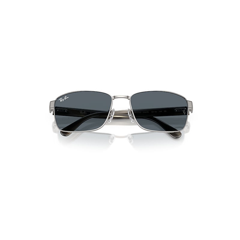 Ray-Ban Rb3750 Sunglasses Havana Grey Frame Blue Lenses 62-18