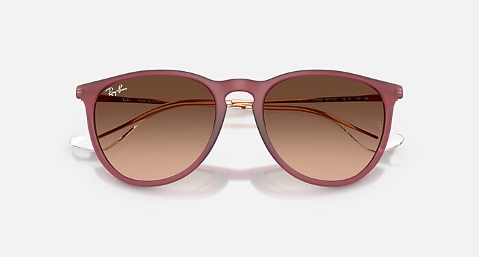 ERIKA CLASSIC Sunglasses in Rubber Violet and Pink Gradient  display picture 3