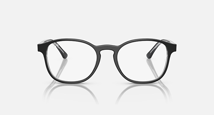 RB5417 OPTICS Eyeglasses with Dark Grey On Transparent Frame