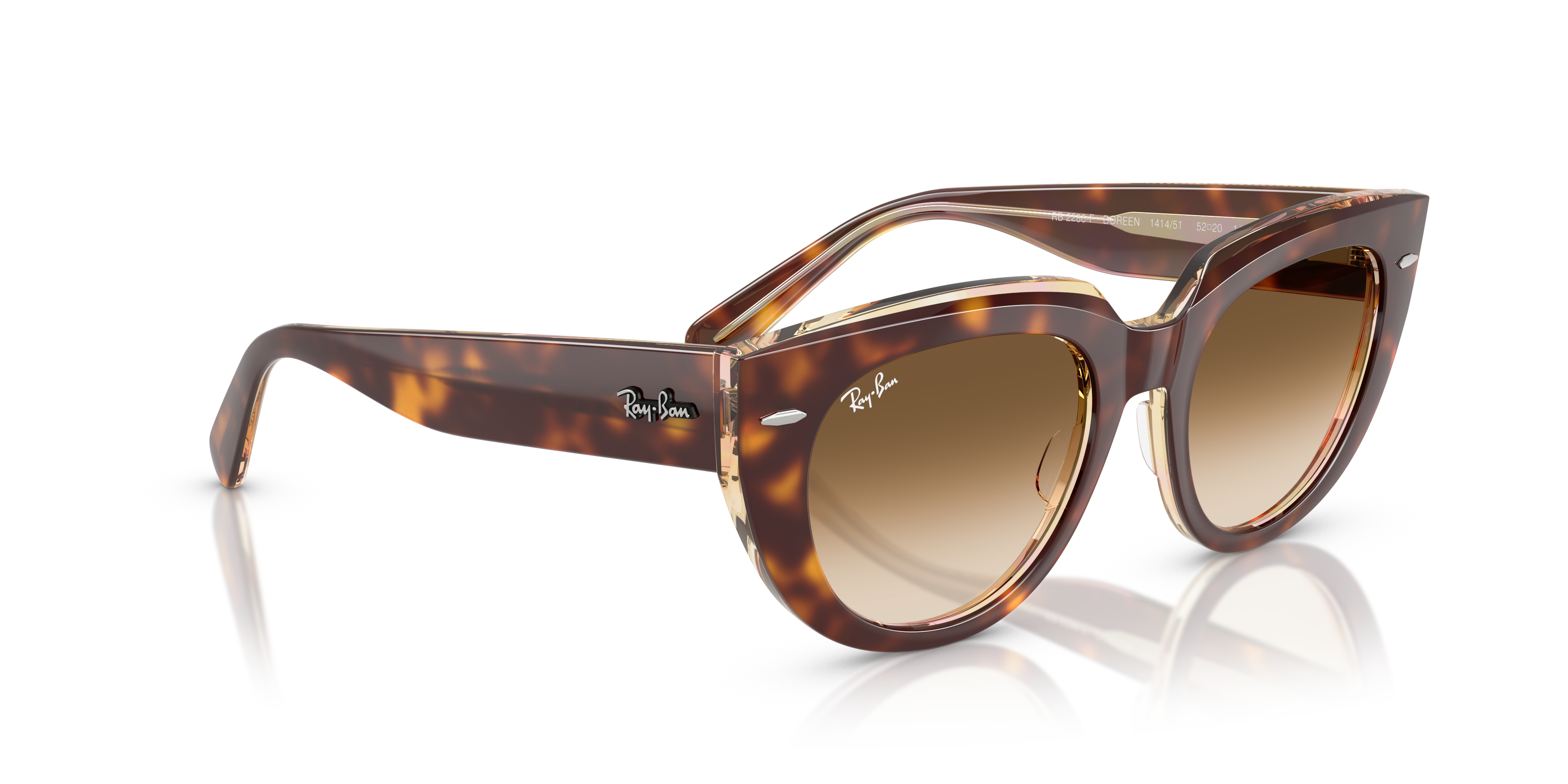 Ray-Ban サングラス RB2286F DOREEN ハバナ 1292B1 レイバン公式ストア】 Ray-Ban® DOREEN サングラス | ライト