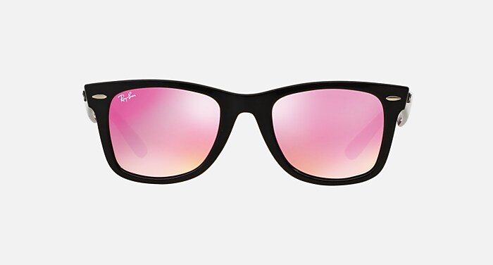 ORIGINAL WAYFARER BICOLOR Sunglasses in Black and Cyclamen Flash