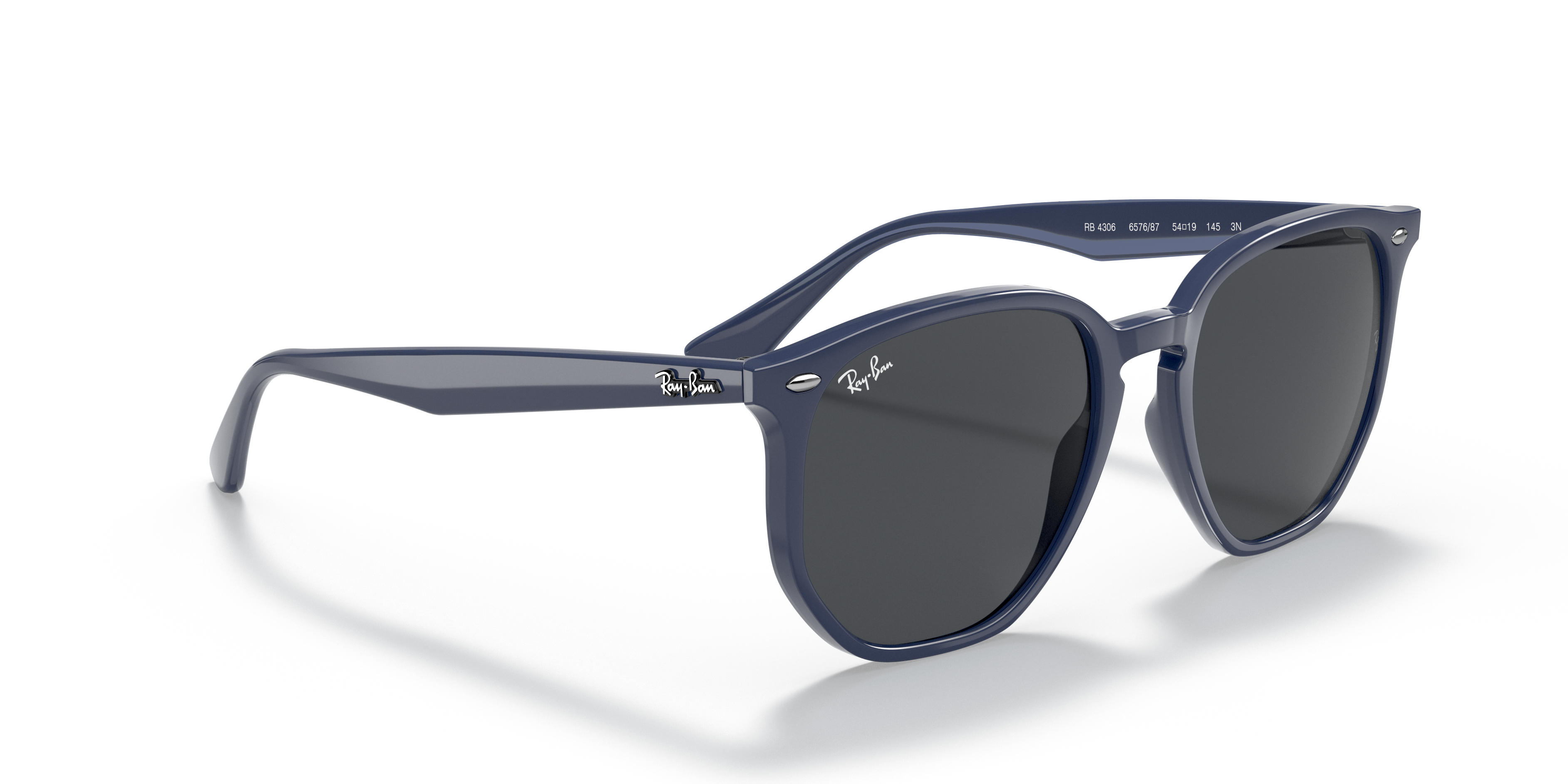 Ray-Banブラック/ブルーサングラスRB4306 RB4306 Sunglasses in Blue and Dark Grey - RB4306 | Ray-Ban® US