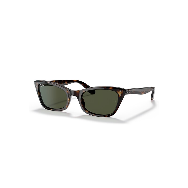 Ray-Ban Sunglasses Woman Lady Burbank - Havana Frame Green Lenses 52-20