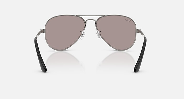 AVIATOR MAX SUMMER CAPSULE Sunglasses in Gunmetal and Violet