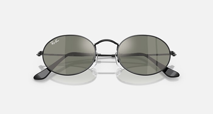 New Ray-Ban RB3547N 51mm Oval Flat Gradient Black/Gray Sunglasses Sunglasses Ray-Ban Oval flat lenses RB3547N 002/8O 51-21  main image 2