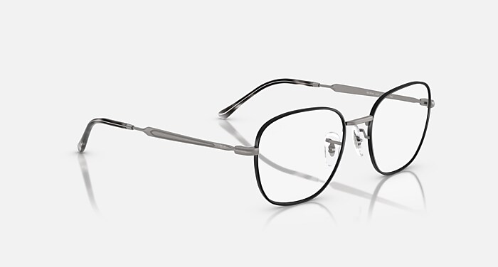 RB6534 OPTICS Eyeglasses with Matte Black On Matte Gunmetal Frame