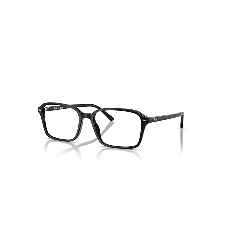 Ray Ban Raimond Optics  Schwarz Fassung Klar Glas Polarisiert 56-18 In Schwarz