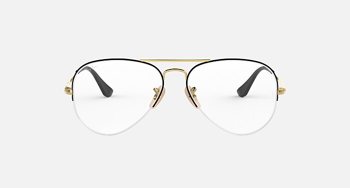 RB AVIATOR GAZE Eyeglasses with Black Frame - RB6589 | Ray-Ban®