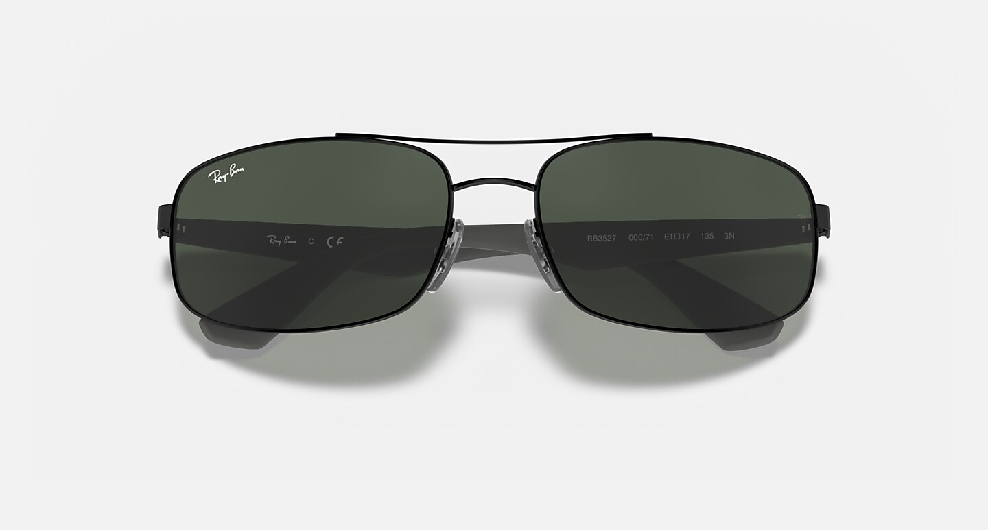 Ray-Ban Sunglasses Rb3527 Black Frame Green Lenses
