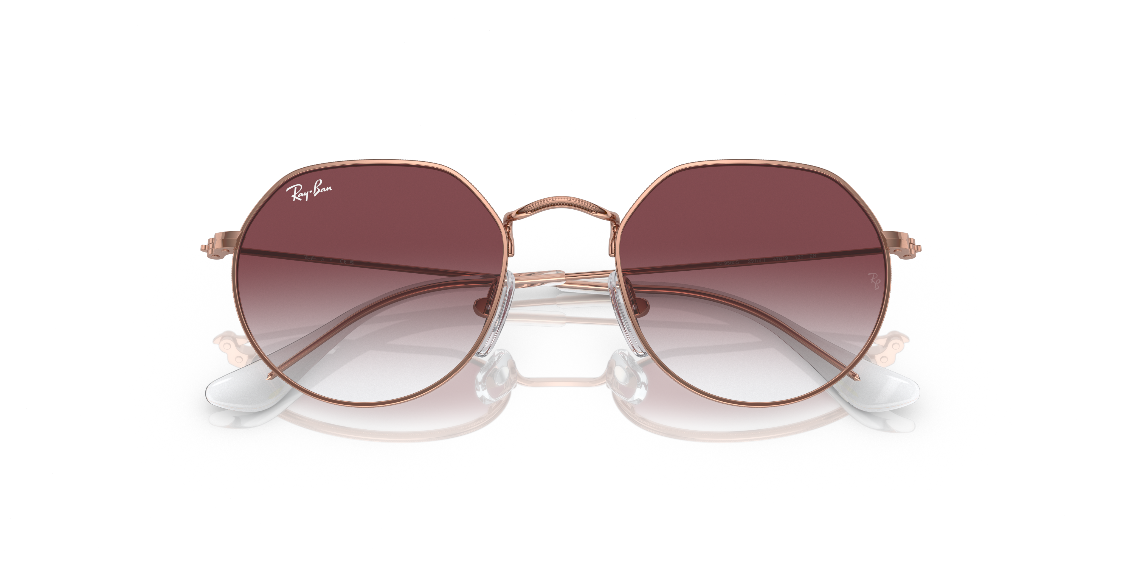 Ray-Ban サングラス JACK KIDS JACK KIDS Sunglasses in Rose Gold and Gradient Dark Violet