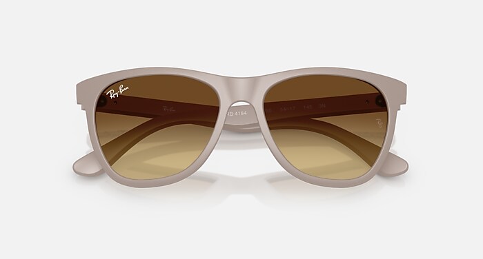 Ray-Ban Rb4184 Sunglasses Matte Blue Frame Grey Lenses 54-17