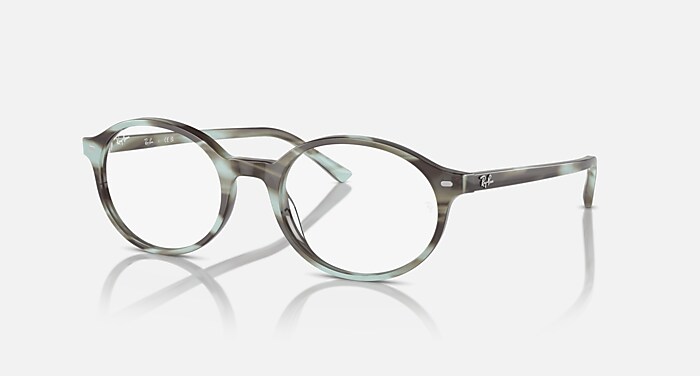 GERMAN OPTICS Eyeglasses with Striped Green Frame - RB5429