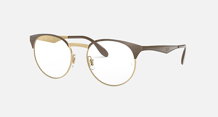 メガネ Ray-Ban RB6406-2861 l Frame Eyeglasses Ray-Ban 6406 Red/Silver Eyeglasses | Includes FREE Rx Lenses